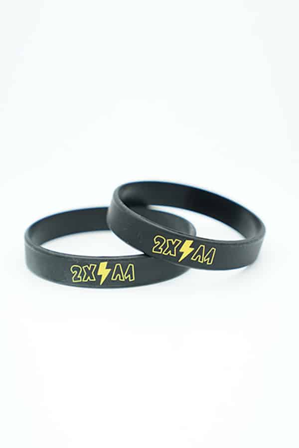 2xAA Armband Black