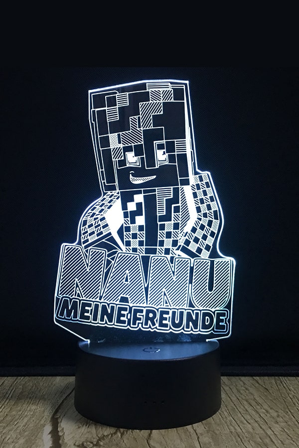 Nanu 3D LED Lampe